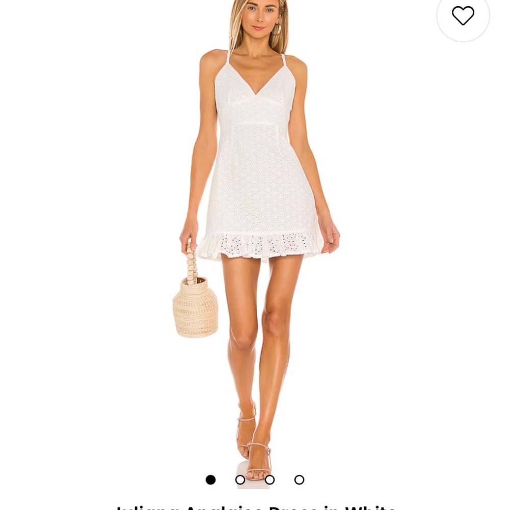 MINKPINK Juliana Anglaise White Eyelet Dress